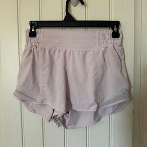 Lululemon Athletica Soft Pink Athletic Shorts